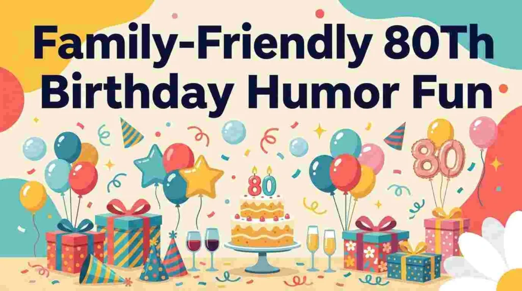 Family-Friendly eightieth Birthday Humor Fun