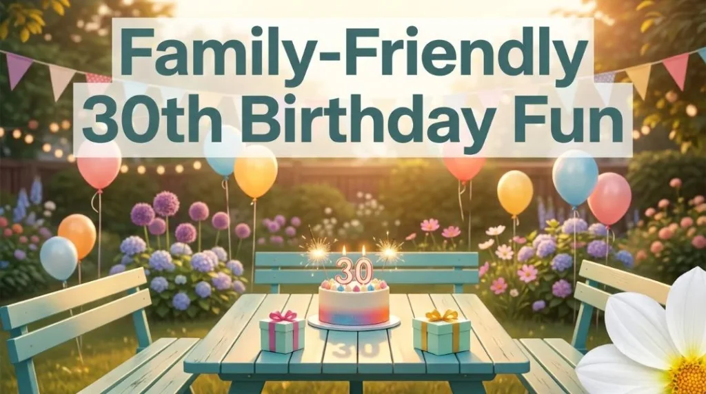 family friendly th birthday fun