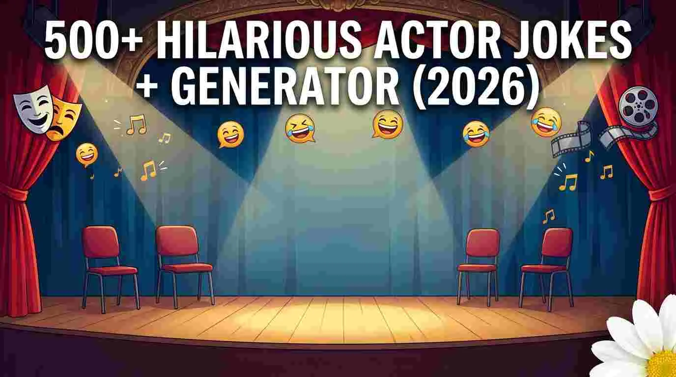 hilarious actor jokes generator