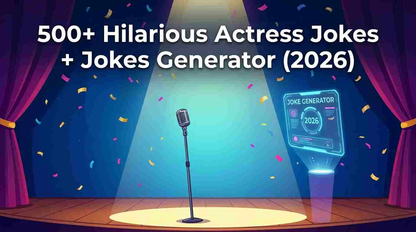 hilarious actress jokes jokes generator