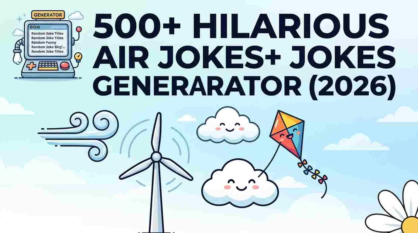 hilarious air jokes+ jokes generator