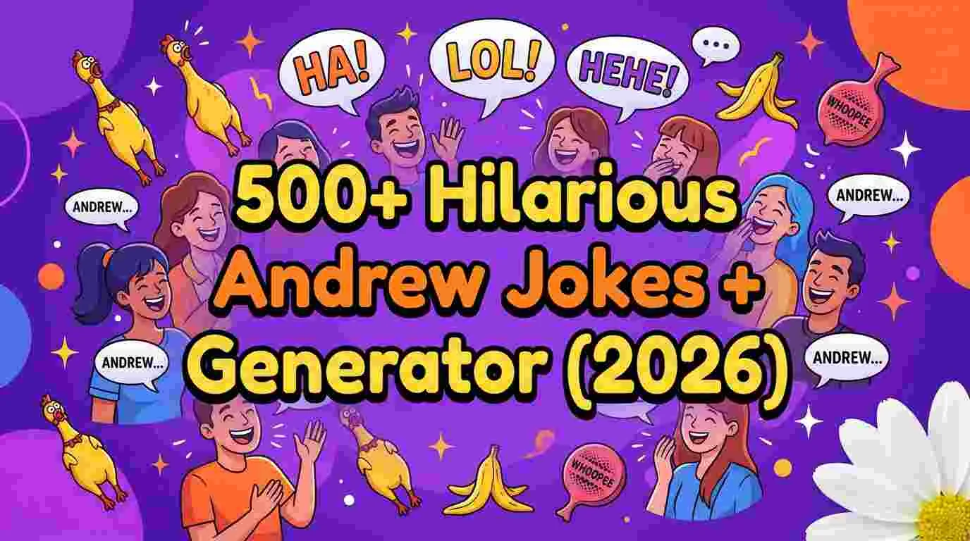 hilarious andrew jokes generator
