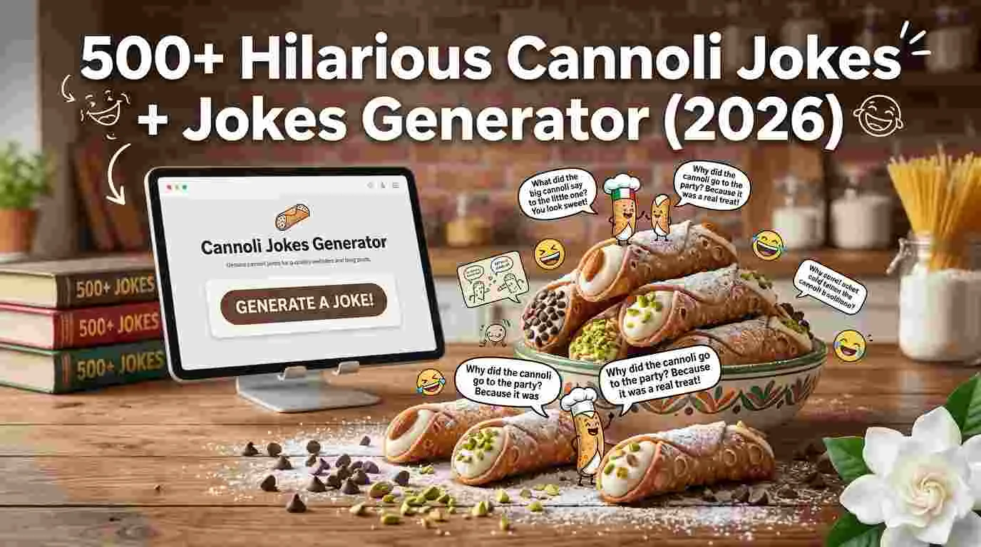 Hilarious Cannoli Jokes + Jokes Generator