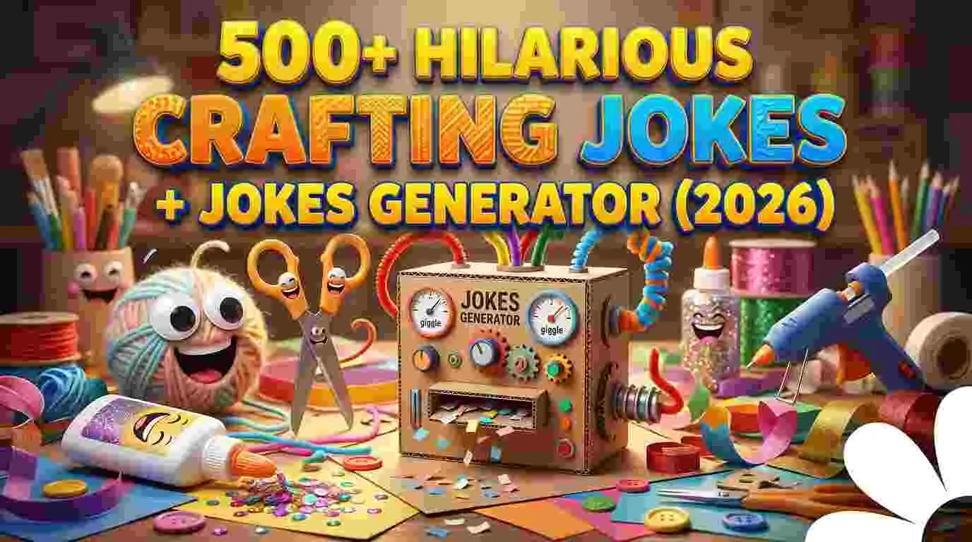 hilarious crafting jokes-jokes generator
