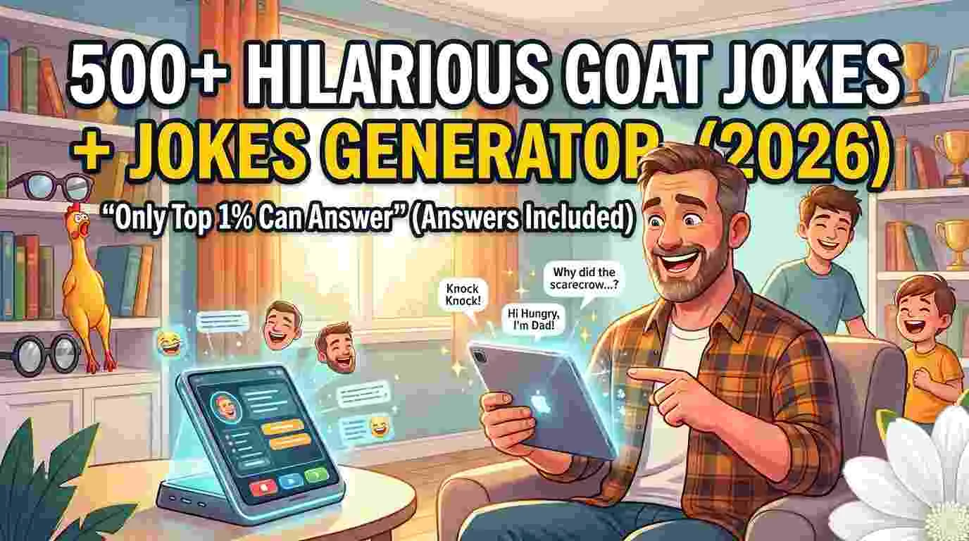 Hilarious Goat Jokes + Jokes Generator