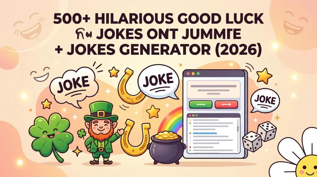 hilarious good luck jokes-jokes generator