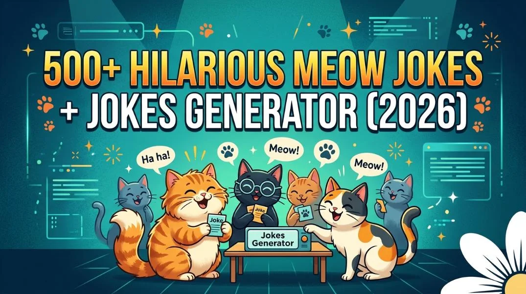 hilarious meow jokes jokes generator