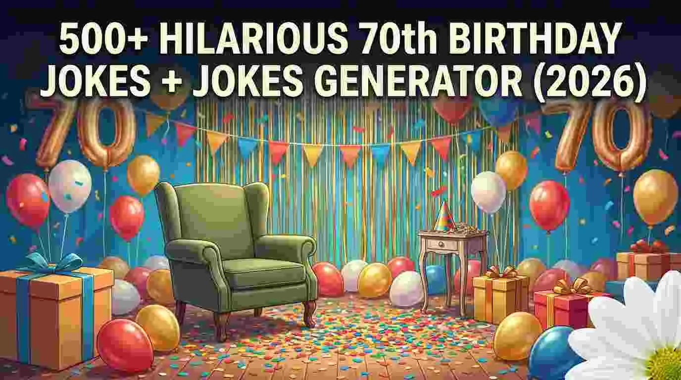 hilarious seventieth birthday jokes jokes generator