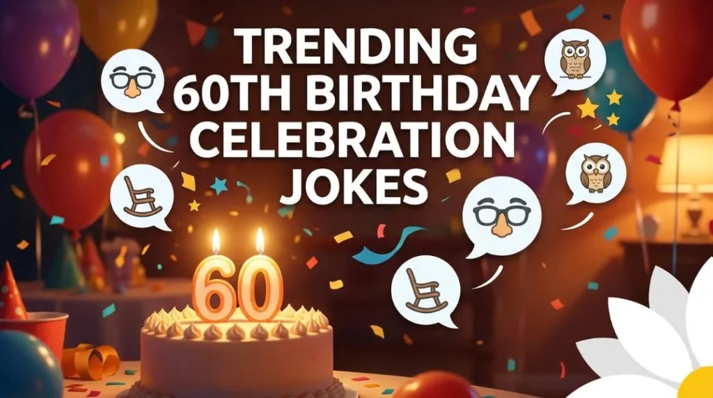trending sixty birthday celebration jokes