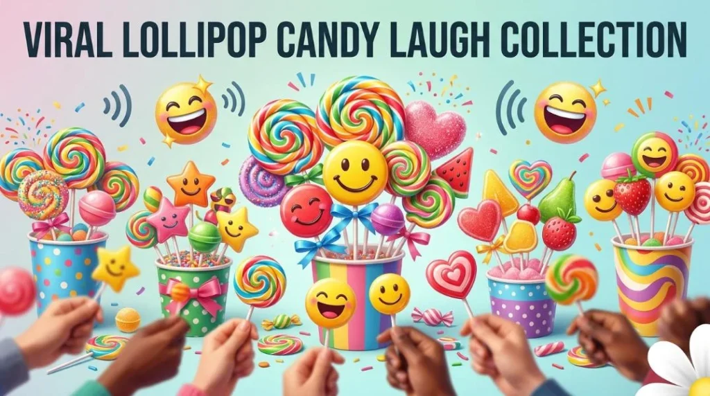 viral lollipop candy laugh collection