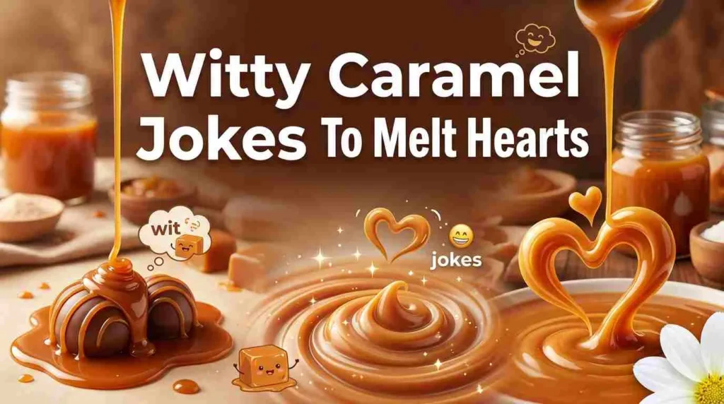 witty caramel jokes melt hearts
