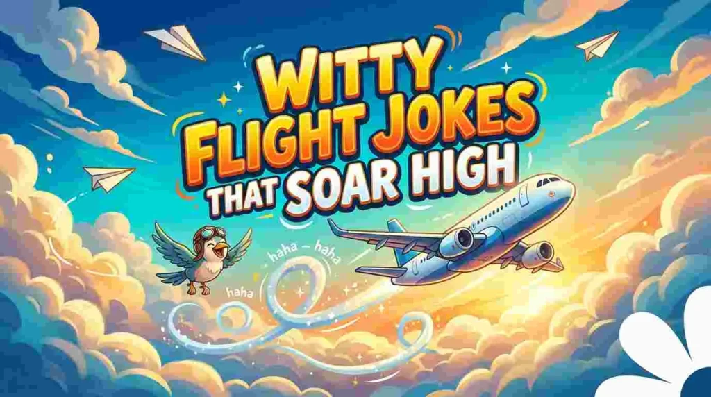 witty flight jokes soar high