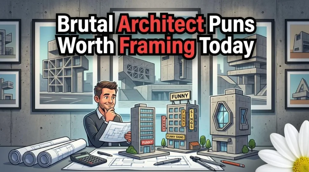 Brutal Architect Puns Worth Framing Today