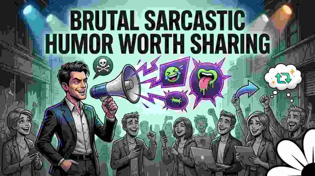 Brutal Sarcastic Humor Worth Sharing