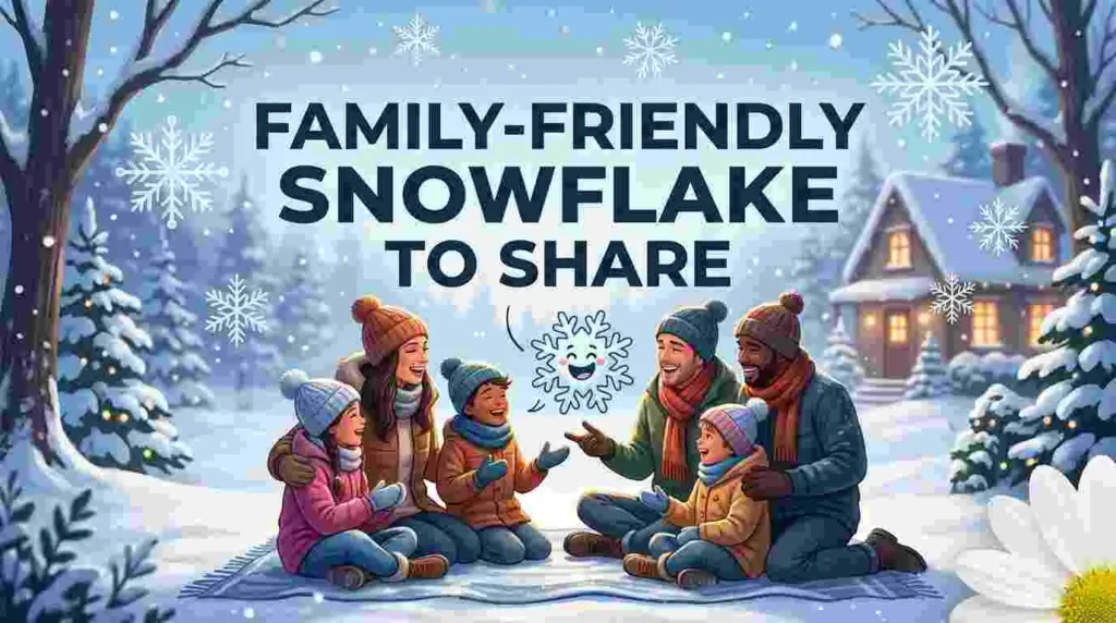 Family-Friendly Snowflake puns to Share