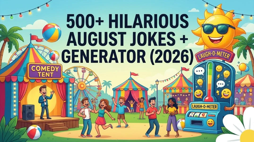 hilarious august jokes generator