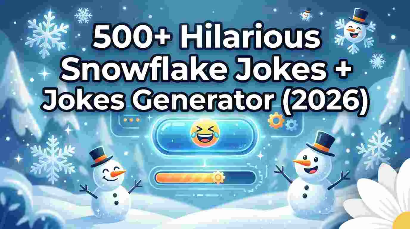 hilarious snowflake jokes jokes generator