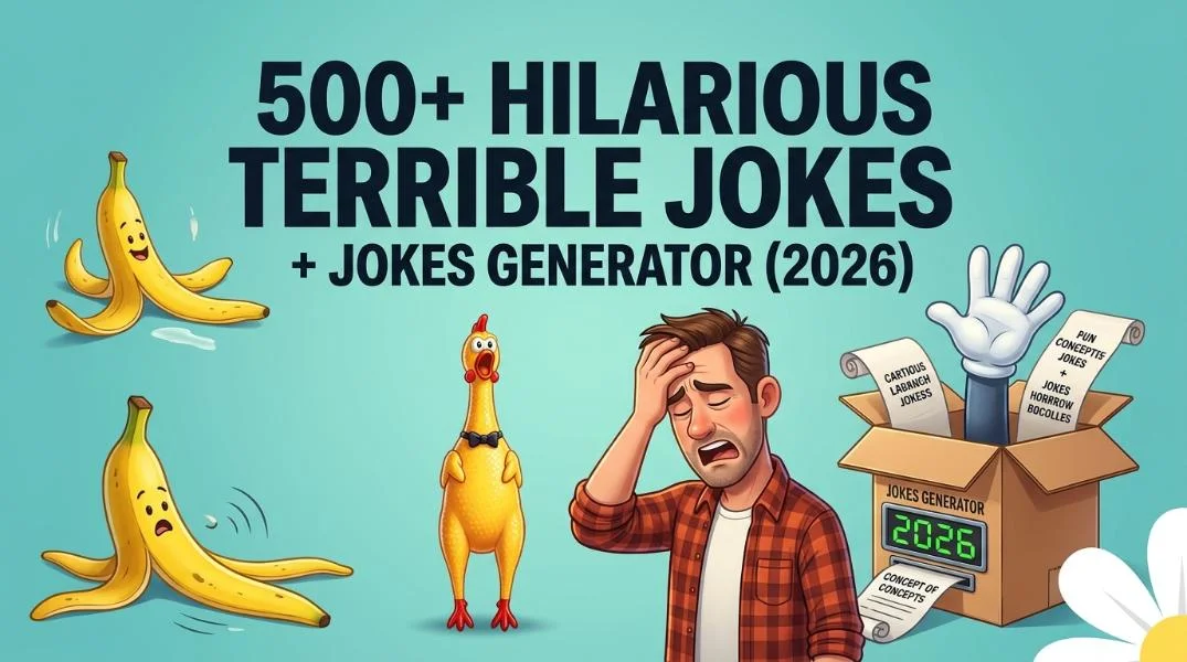 hilarious terrible jokes jokes generator