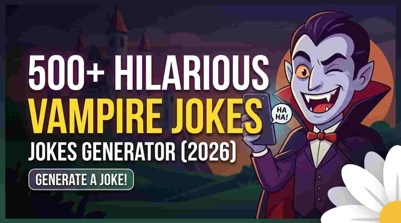 Hilarious Vampire Jokes Jokes Generator