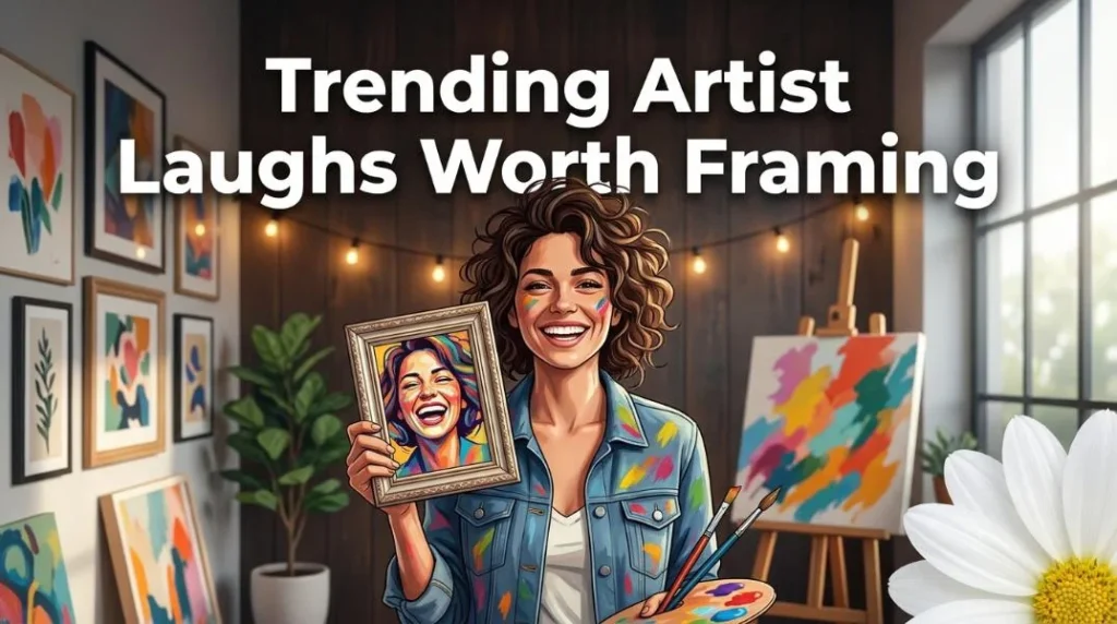 Trending Artist Laughs Worth Framing