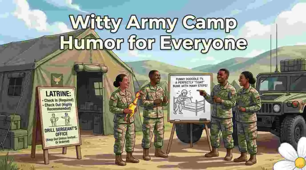 Witty Army Camp Humor for Everyone