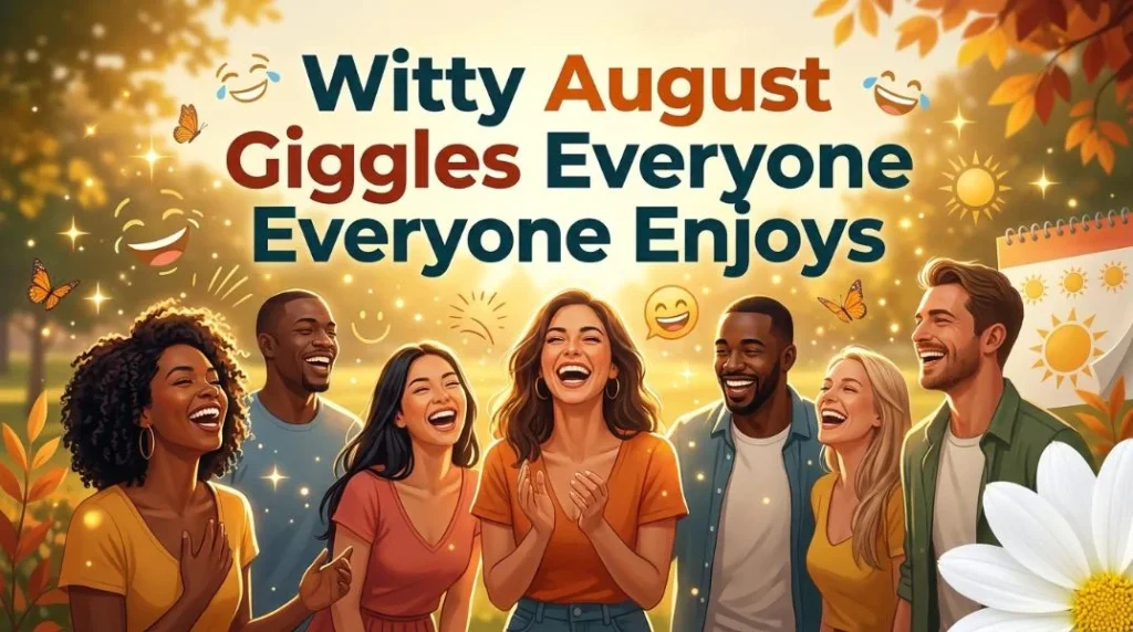 Witty August Giggles Everyone Enjoys